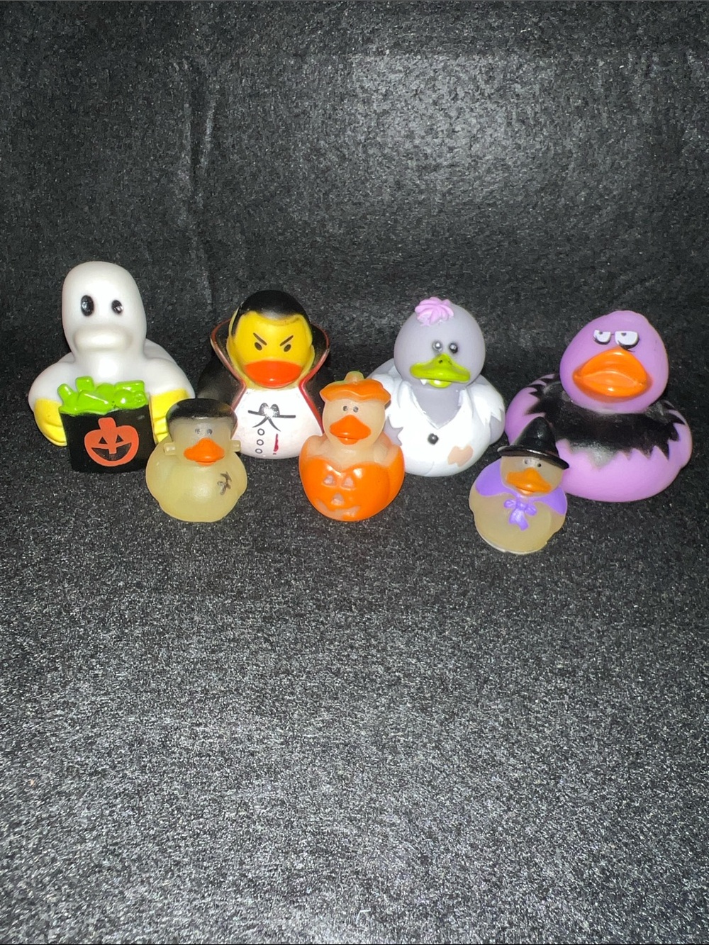 Halloween Rubber Duck Toy Set - Multicolor Kids Bath Toys